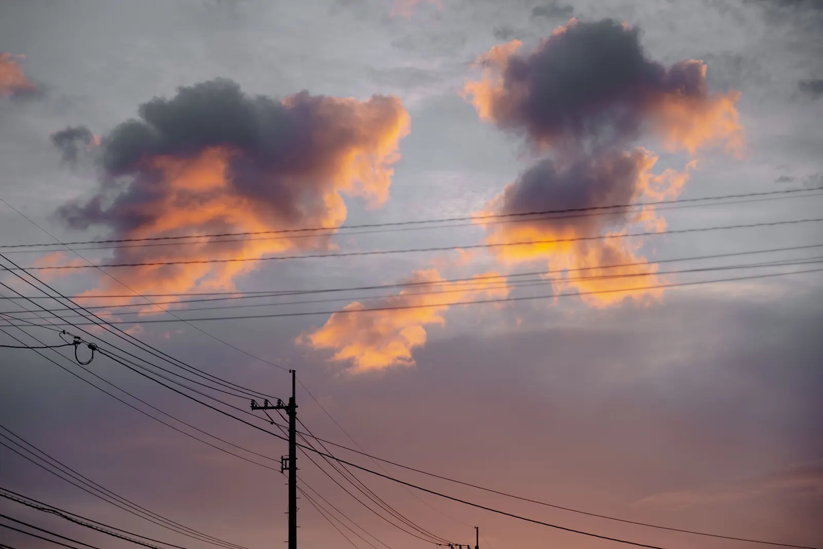 かろうじて撮っていた空