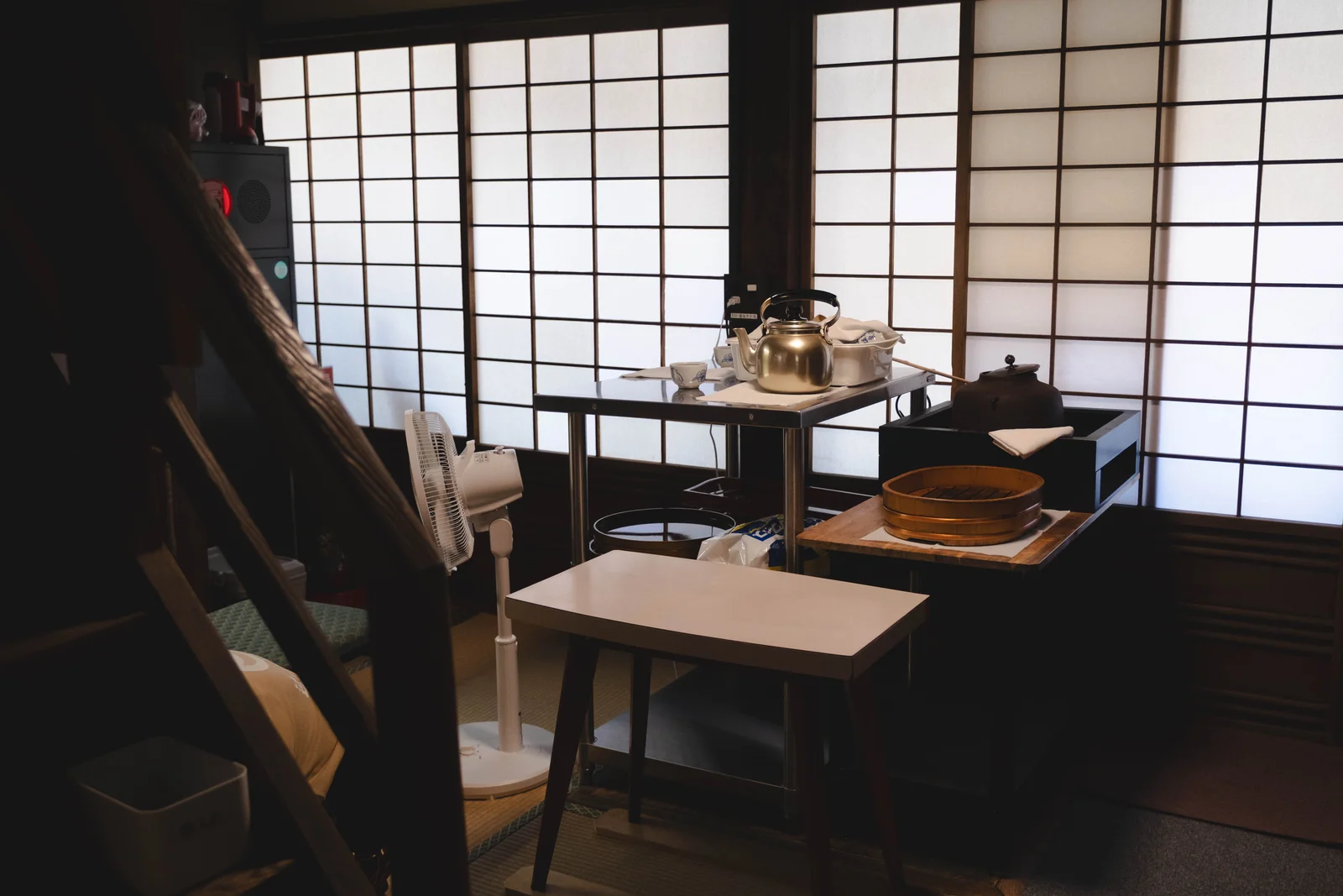 三階にある「坊ちゃんの間」に続く廊下で